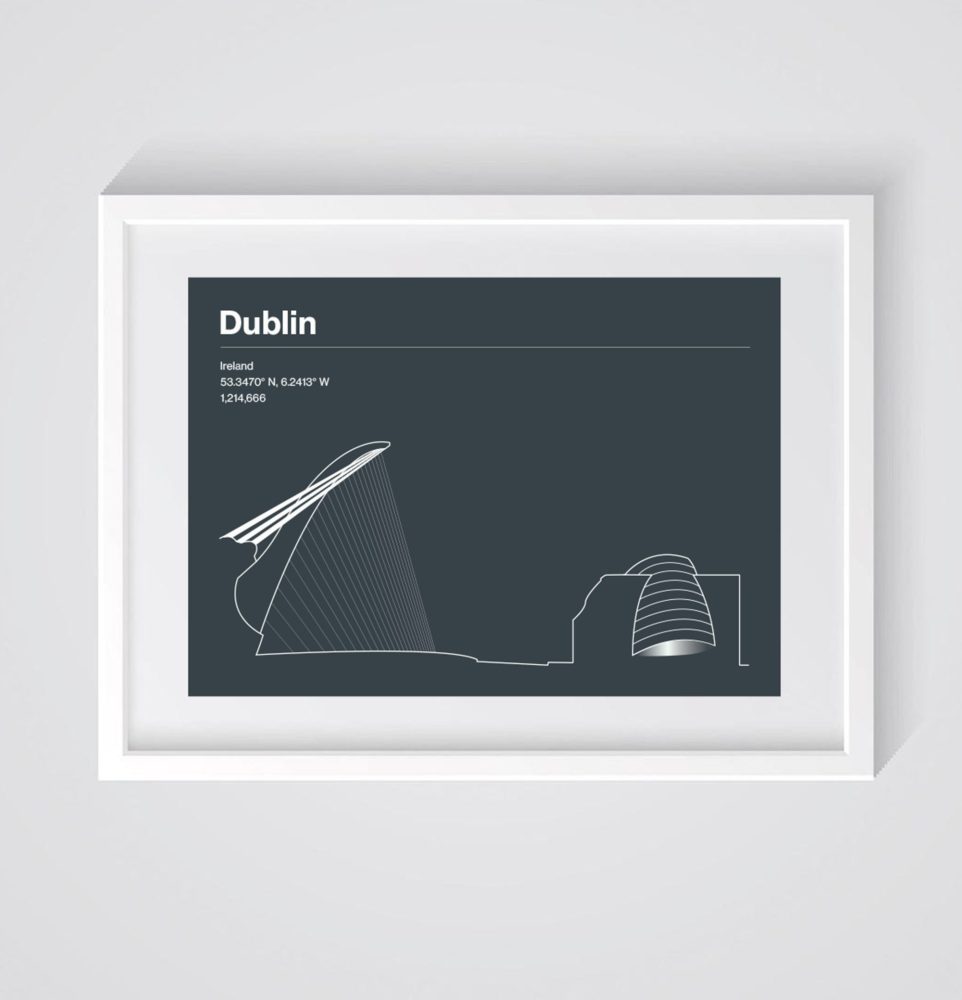 Dublin City Print - Samuel Beckett Bridge